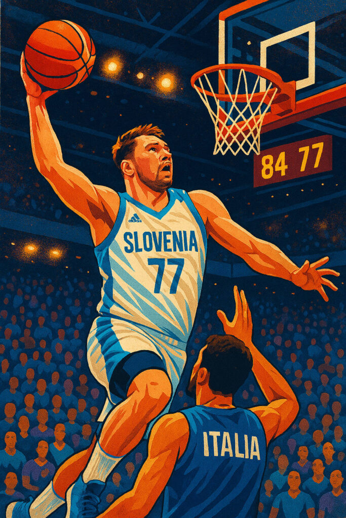 Slovenia ai quarti, Italia fuori: Dončić da urlo spegne il sogno azzurro