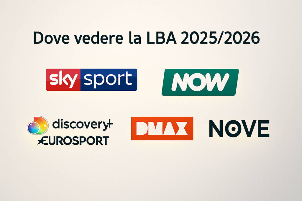 Inizia la stagione LBA 2025/2026: dove vederla in chiaro e a pagamento